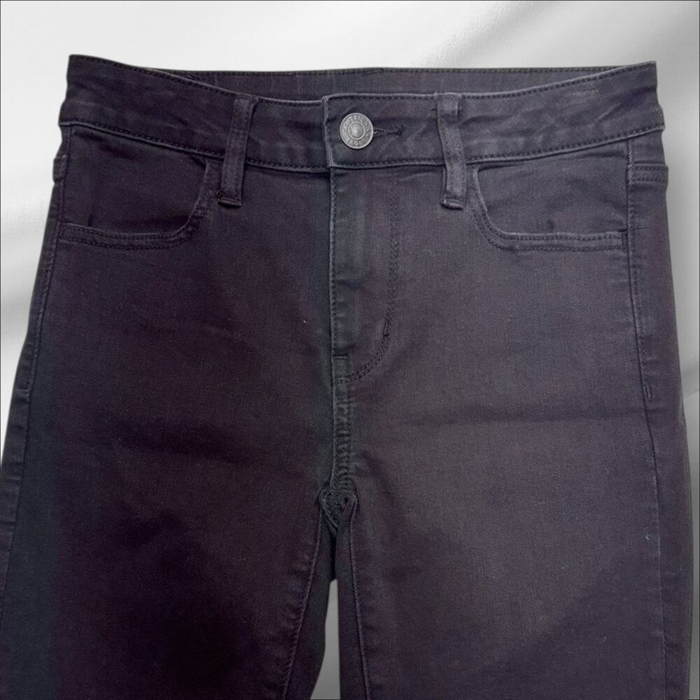 AMERICAN EAGLE Women’s 4 Black HI-RISE JEGGING Jeans